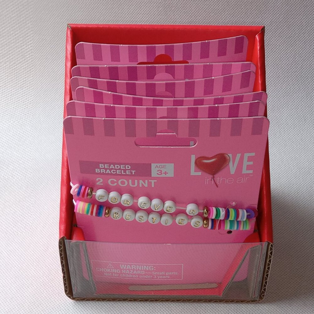12 New Kids Beaded Bracelets, Forever, Besties, Brave, Fearless, Party Favors - Picture 7 of 7